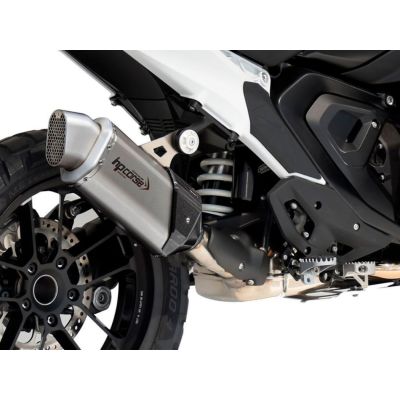 Výfuk HP Corse 4-TR RALLY 270 Titanium pro R1300GS 2023+, stříbrný