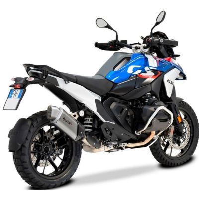 Výfuk HP Corse 4-TR RALLY 270 Titanium pro R1300GS 2023+, stříbrný