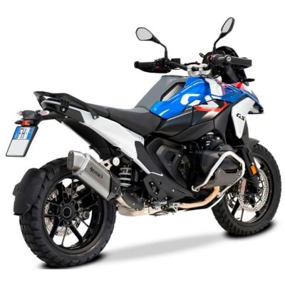 Výfuk HP Corse 4-TR RALLY 270 Titanium pro R1300GS 2023+, stříbrný