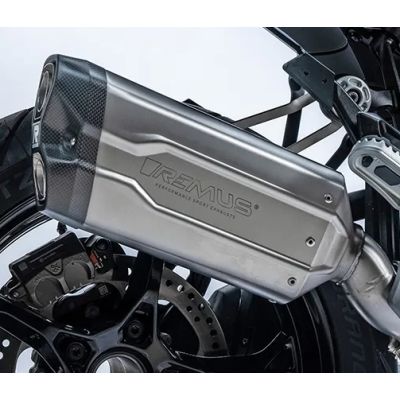 Výfuk Remus 8 2.0 pro R1300GS 2023+, stříbrný