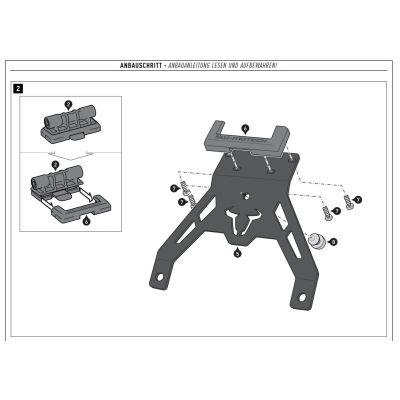 Navigatiehouder SW-Motech voor BMW R1300GS/A 2023+