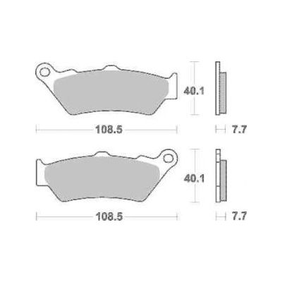 Sada brzdových destiček SBS na přední kot. pro R1150GS 1999-2001