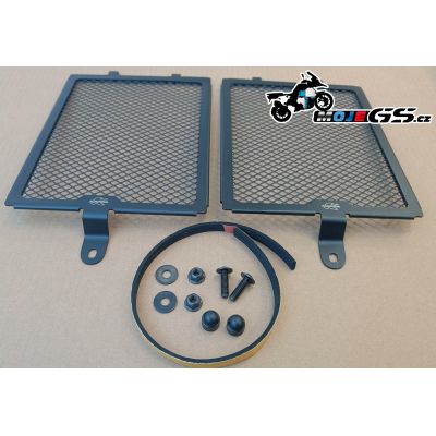 Kryty chladičů Givi/Kappa pro BMW R1300GS 2023+, černé - s montážním materiálem