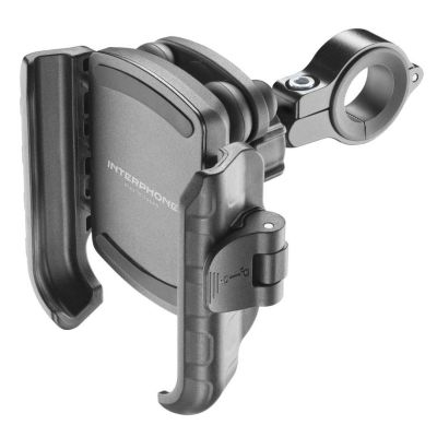 Supporto universale per smartphone con sospensione per manubrio Interphone Smartlock Crab PRO