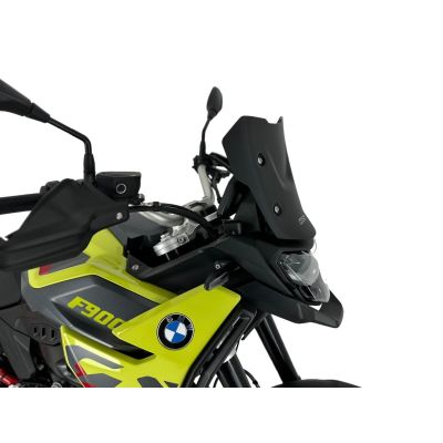 Plexi WRS Enduro 26cm skirti BMW F900GS 2023+, matinė juoda