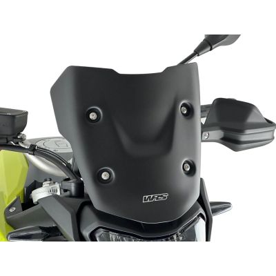 Plexi WRS Enduro 26cm pour BMW F900GS 2023+, noir mat