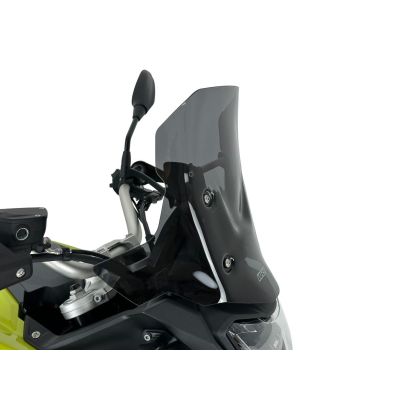 Plexi WRS Touring 35,5 cm para BMW F900GS 2023+, ahumado oscuro