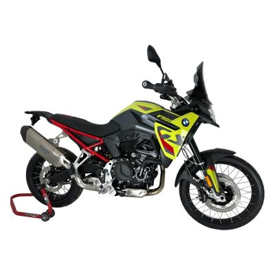 Plexi WRS Touring 35,5cm priekš BMW F900GS 2023+, tumši pelēks