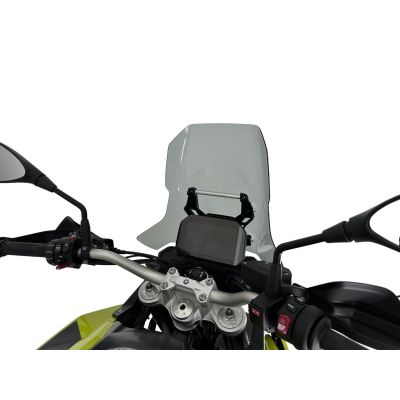Plexi WRS Caponord 41cm para BMW F900GS 2023+, levemente fumê