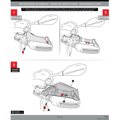 Extensii de blastere Puig pentru BMW R1300GS 2023+, cu nuanță ușor fumurie