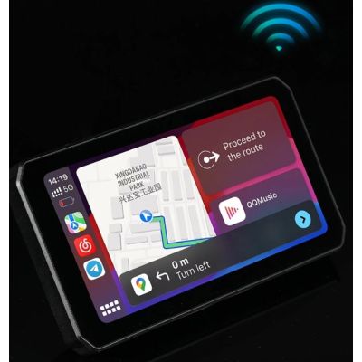 Chigee AIO-5 Play for BMW – „Apple CarPlay / Android Auto - puhelimen peilaus ohjaustangon hallinnasta tuella“