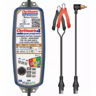 Laddare för batterier via BMW-kontakt Optimate 4 Dual Can-Bus Premium Edition