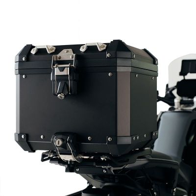 Plattform BMW R1300GS 2023+ (Vario előkészítéssel) régi ALU topcase BMW (1250/1200GSA LC) számára, fekete