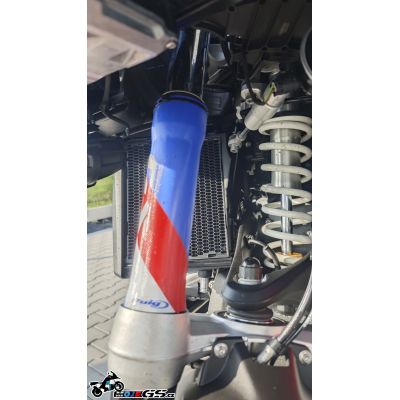 Schutzfolien für die vorderen Gabelholme BMW R1300GS/A 2023+, blau-rot