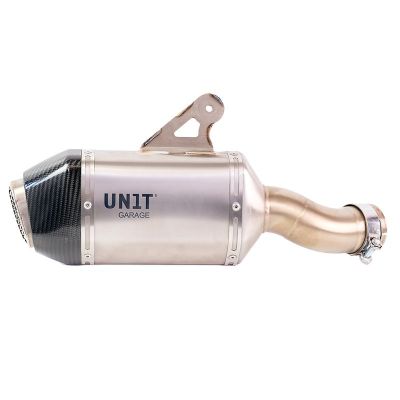 Unit Garage exhaust for R1300GS 2023+, silver