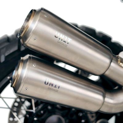 Unit Garage GP-Style Double exhaust for R1300GS 2023+, silver
