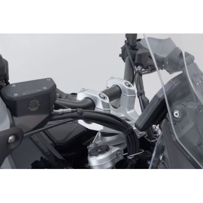Rehausse de guidon SW-Motech de 30 mm vers le haut pour R1300GS/A 2023+, argenté