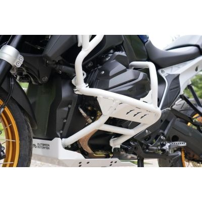 Spodnja zaštitna okvira Outback Motortek za BMW R1300GS 2023+, bijela