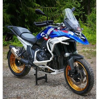Coperchio motore in alluminio Outback Motortek per BMW R1300GS 2023+, bianco