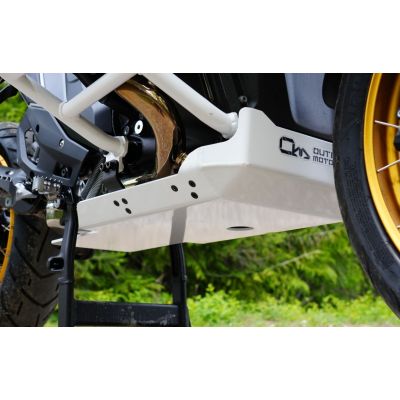 Aluminijasta zaščita motorja Outback Motortek za BMW R1300GS 2023+, bela