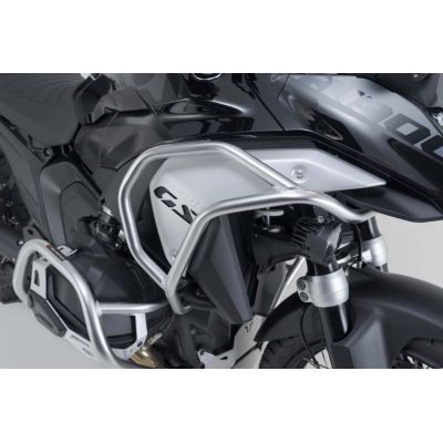 Rozsdamentes acél SW-Motech felső bukókeretek BMW R1300GS 2023+ (gyári alsó bukósisak felszerelésével)
