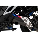 Autocollant "GS" pour cardan de R1300GS/A 2023+, tricolore noir et blanc