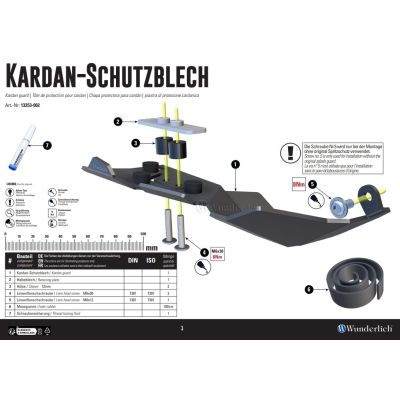 Cache de cardan Wunderlich pour R1300GS/A 2023+