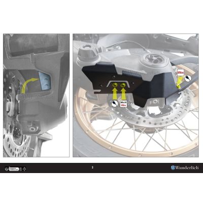 Wunderlich cardan bescherming voor R1300GS/A 2023+