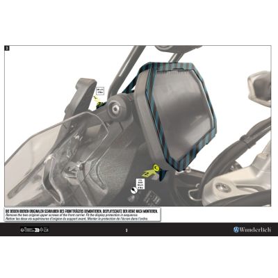 Zāles rāmīša pret zādzību TFT ekrānam R1300GS/A 2023+