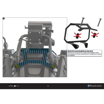 Moldura contra roubo para display TFT para R1300GS/A 2023+