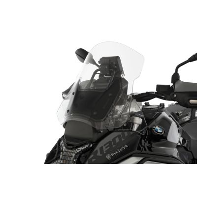 Plexi Wunderlich Marathon 41,5cm priekš BMW R1300GS/A 2023+ (ar ACC), caurspīdīgs
