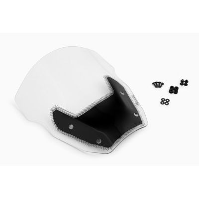 Plexi Wunderlich Sport Touring 41cm pour BMW R1300GS/A 2023+ (avec ACC), clair