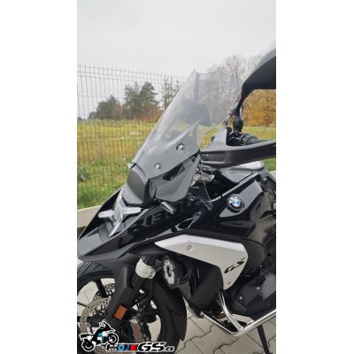 Plexi WRS Caponord 43cm priekš BMW R1300GS/A 2023+ (ar ACC), nedaudz dūmakains