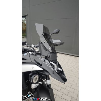 Plexi WRS Caponord 43cm para BMW R1300GS/A 2023+ (com ACC), levemente fumê