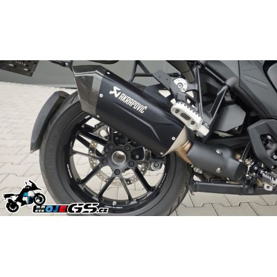 Scarico Akrapovič in titan per R1300GS/A 2023+, nero.