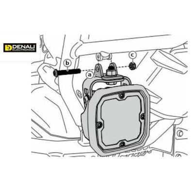 Suportes/adaptadores para luzes auxiliares nos suportes das luzes originais da BMW