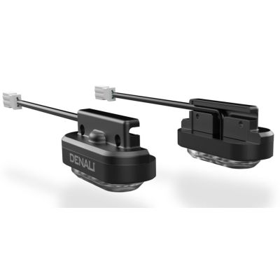 Clignotants avant supplémentaires et feux LED de position Denali T3 pour protège-mains Barkbusters