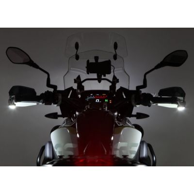 Zusätzliche vordere Blinker und Positions-LEDs Denali T3 für Barkbusters-Handprotektoren