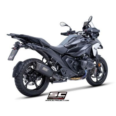 SC-Project Adventure-R Matt Black kipufogó R1300GS/A 2023+, fekete