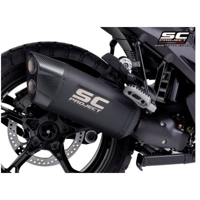 SC-Project Adventure-R išmetimas Matinis Juodas R1300GS/A 2023+, juodas