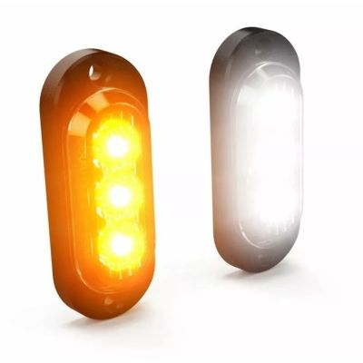 Indicatori anteriori aggiuntivi e luci LED di posizione Denali T3 per montaggio su superficie.