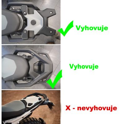 Wunderlich bagažo lenta vietoje keleivio sėdynės BMW R1300GS 2023+