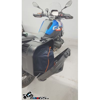 2x 41l side cases SW-Motech DUSC + racks for R1300GS 2023+, black