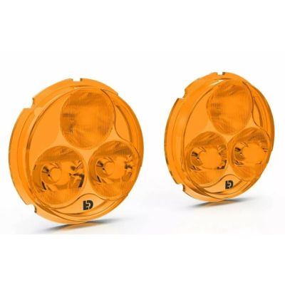 Cover glass for auxiliary LED Denali D3, orange