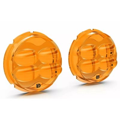 Капаци за мъглови LED Denali D3, оранжеви