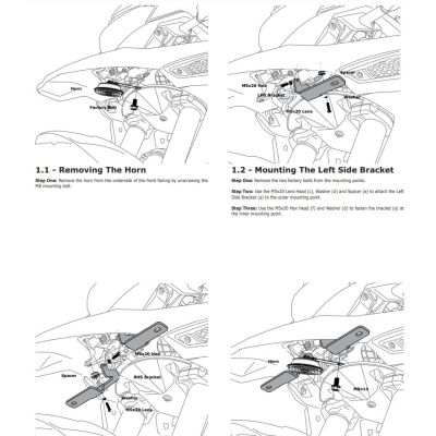 Suporte para luzes adicionais para BMW G310GS