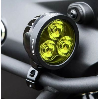 Cubiertas de cristal para luces LED adicionales Denali D3, amarillas