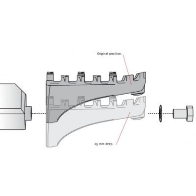 Enduro stupačky SW-Motech pro R1300GS 2023+,  R1250GS/A 2018-2024, R1200GS/A LC 2013-2018