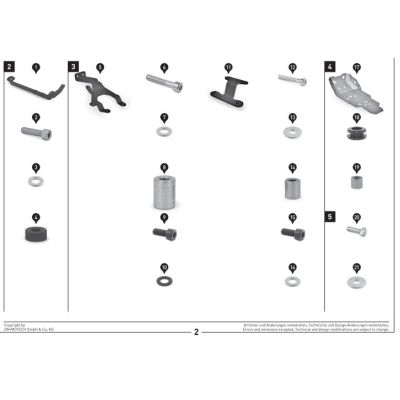 Kryt motorja SW-Motech za BMW F900GS 2023+, F850GS 18-23, F800GS 24+, F750GS 18-23, črna