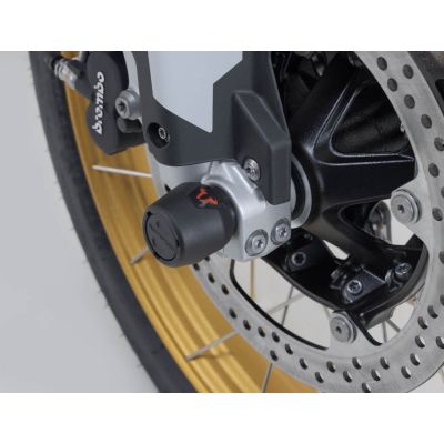 Padalne zaščitnike SW-Motech za os sprednjega kolesa F900GS/A 24+, F850GS/A 18-23, F800GS 24+, F750GS 18-23